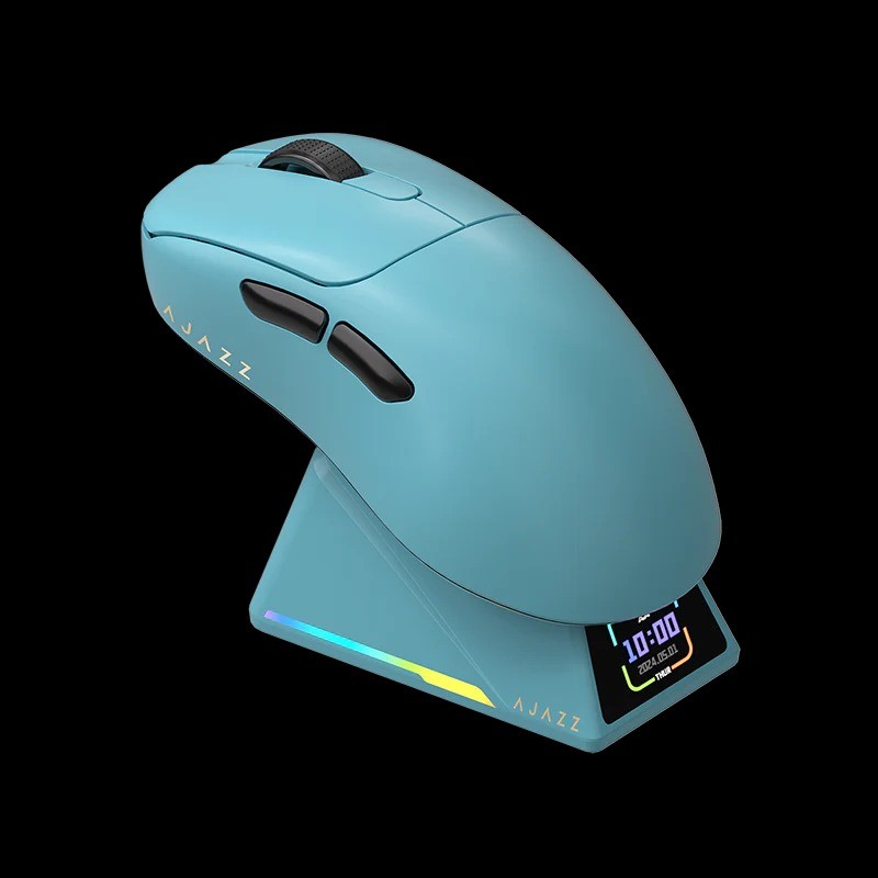 AJAZZ AJ159 APEX Gaming Mouse (30K DPI, Tri-Mode Wireless/Wired, 56g Lightweight With Magnetic Dock)
