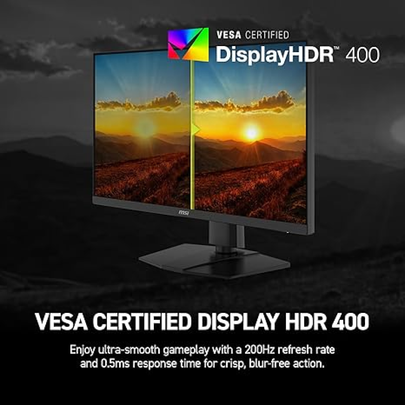 MSI MAG 272QPF E20 27″ QHD 200Hz Gaming Monitor