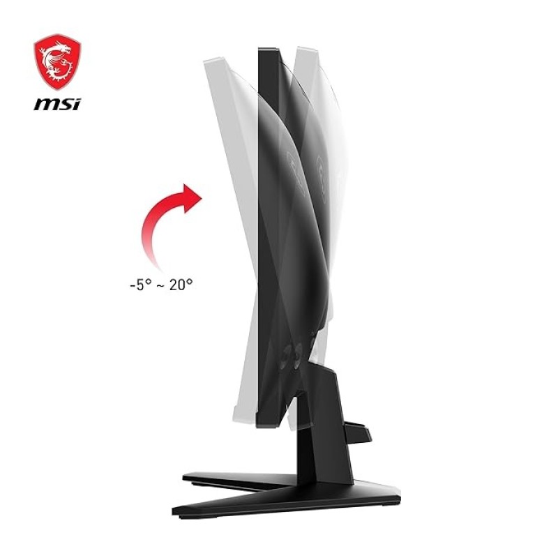 MSI G255F 24.5-Inch FHD Gaming Monitor - Rapid IPS Panel, 180Hz Refresh Rate, 1ms Response Time, 99% SRGB Color Gamut