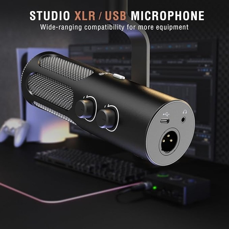 FIFINE XLR/USB Podcast Dynamic Microphone – AmpliTank Tank3
