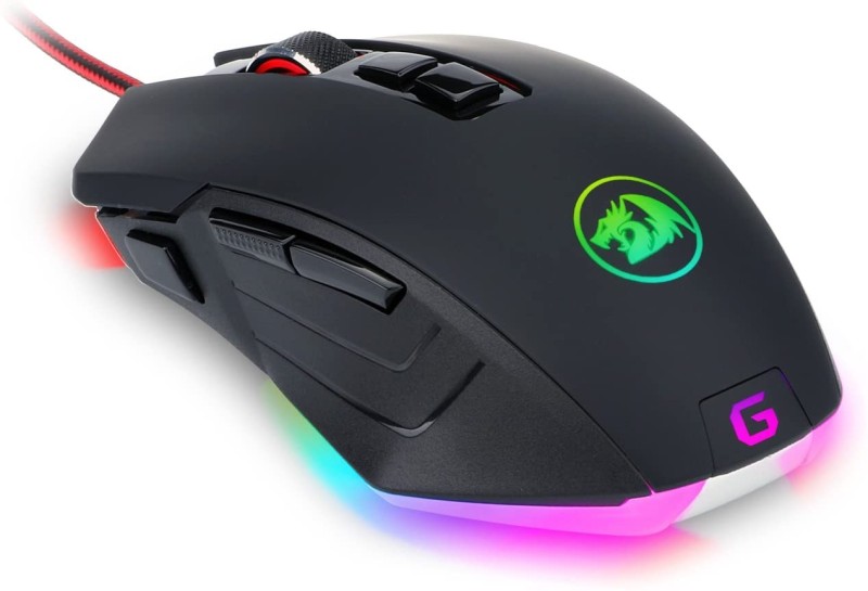 Redragon M715 DAGGER High-Precision Programmable Gaming Mouse With 7 RGB Backlight Modes