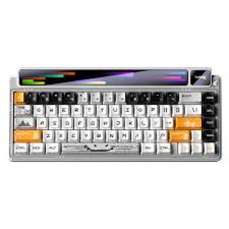 AULA LEOBOG AMG65 Wireless Mechanical Keyboard – Dual Screen, Tri-Mode, Hot-Swappable, 65% Gaming Keyboard