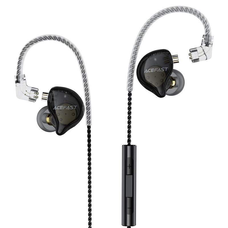 ACEFAST L11 Wired Earphones – Hi‑Res Sound With In‑line Mic & Tangle‑free Cable