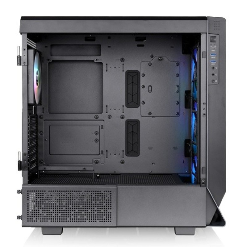 Thermaltake Ceres 500 TG ARGB Mid Tower PC Case – Black | High Airflow Gaming Chassis With 4x CT140 ARGB Fans