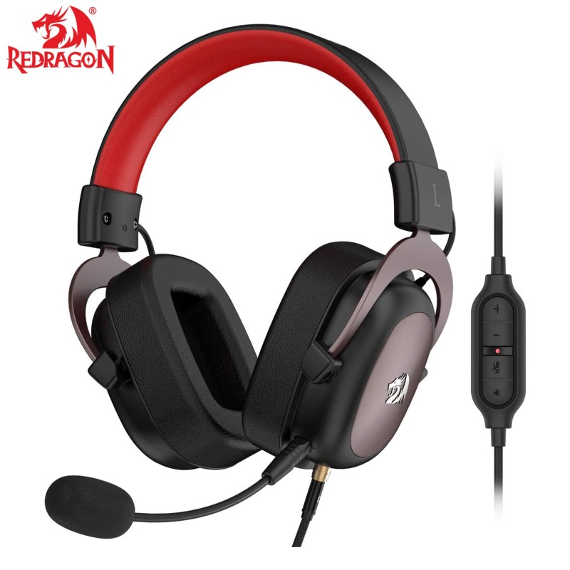 Redragon H510 Zeus Wired Gaming Headset, 7.1 Surround, With Microphone