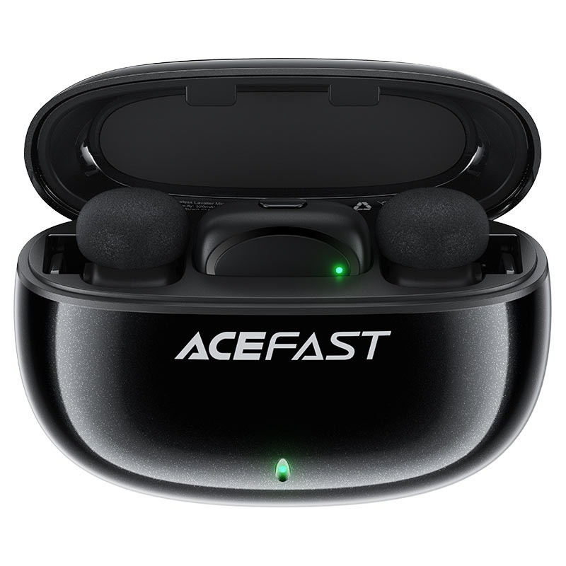 ACEFAST R2 Wireless Lavalier Microphones – Dual Mics With 20 h Battery & Low Latency