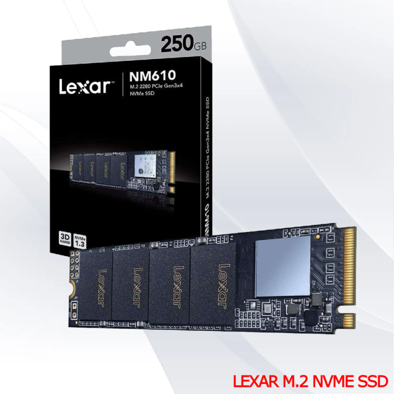 Lexar M.2 2280 NVMe SSD 500GB SSD With Upto 2100MB/s Transfer
