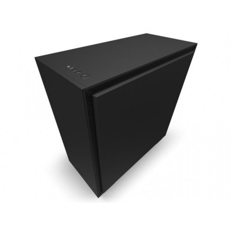 NZXT H710i ATX Mid Tower, Front I/O USB Type-C Port, Tempered Glass Side, RGB Lighting , Matte Black