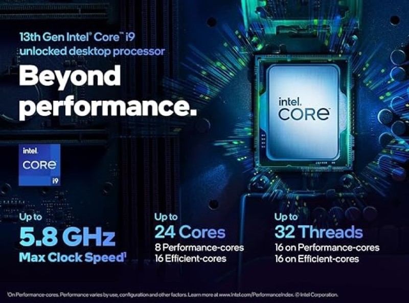 Intel Core I9-13900K Desktop Processor 24 (8 P-cores + 16 E-cores) With Integrated Graphics - Unlocked