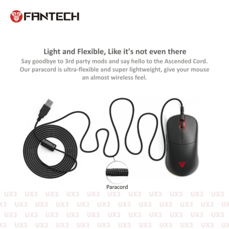 FANTECH UX3 HELIOS Gaming Mouse-BLACK