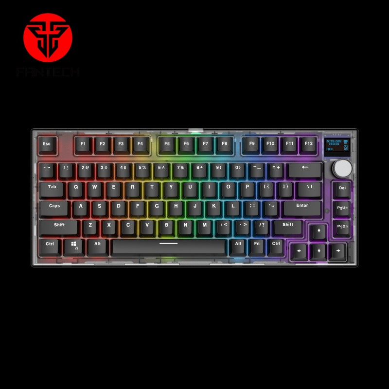 Fantech Maxfit81 MK910 Wireless Bluetooth 75% Mechanical Gaming Keyboard (Red Switch)