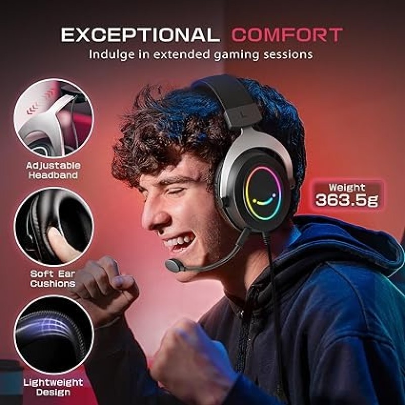 FIFINE H3 RGB Gaming Headsets