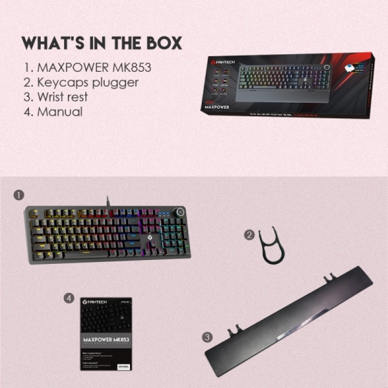 FANTECH MAXPOWER MK853 Mechanical Gaming Keyboard