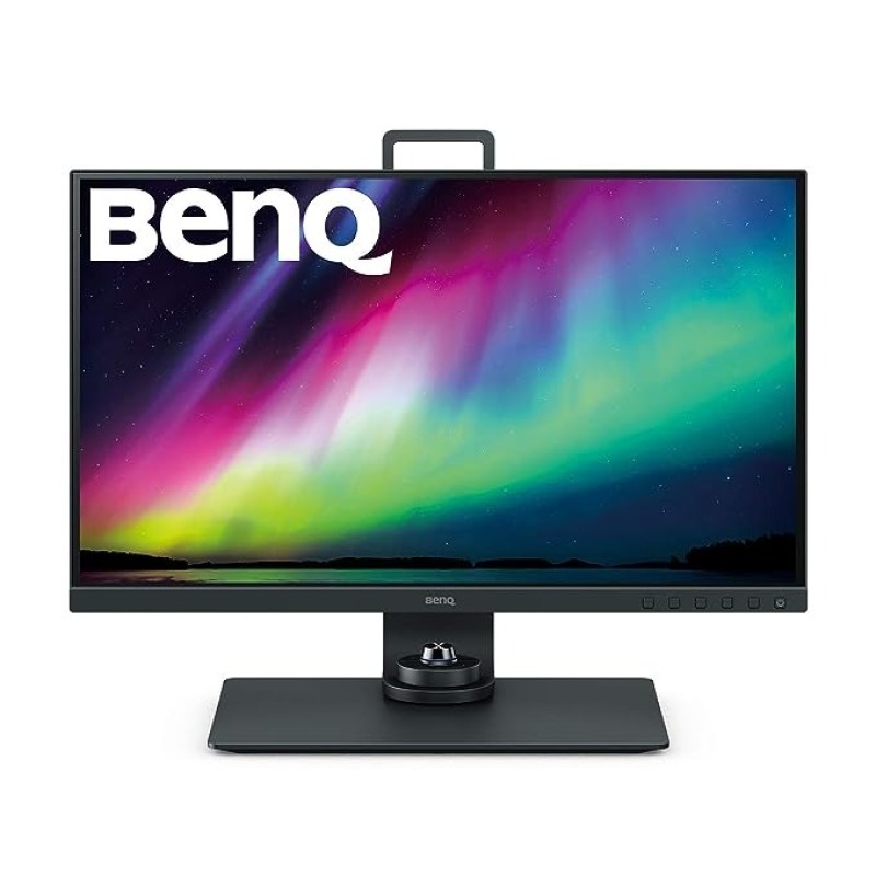 BenQ Sw270C 27 Inches (68.58 Cm) 2560 X 1440 Pixels, LCD 2K Photo Editing Monitor, Of Adobe RGB, Of Srgb/Rec.709, And Of Dci-P3/Display P3, USB-C Connectivity, Black