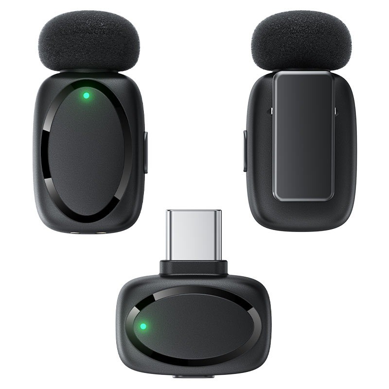 ACEFAST R2 Wireless Lavalier Microphones – Dual Mics With 20 h Battery & Low Latency