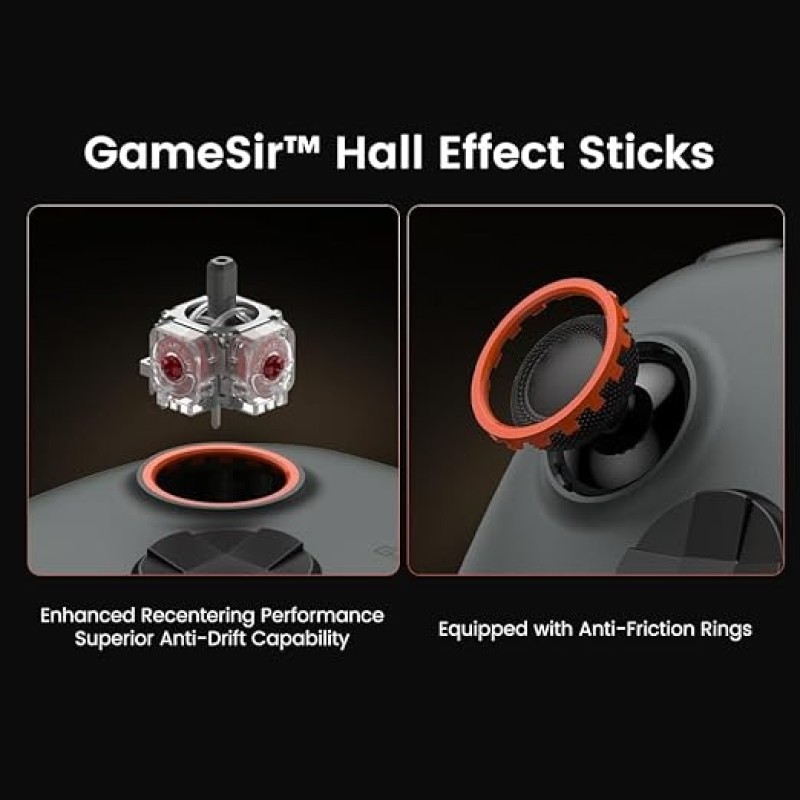 GameSir Nova Wireless PC Controller With Hall Effect Joysticks (White)