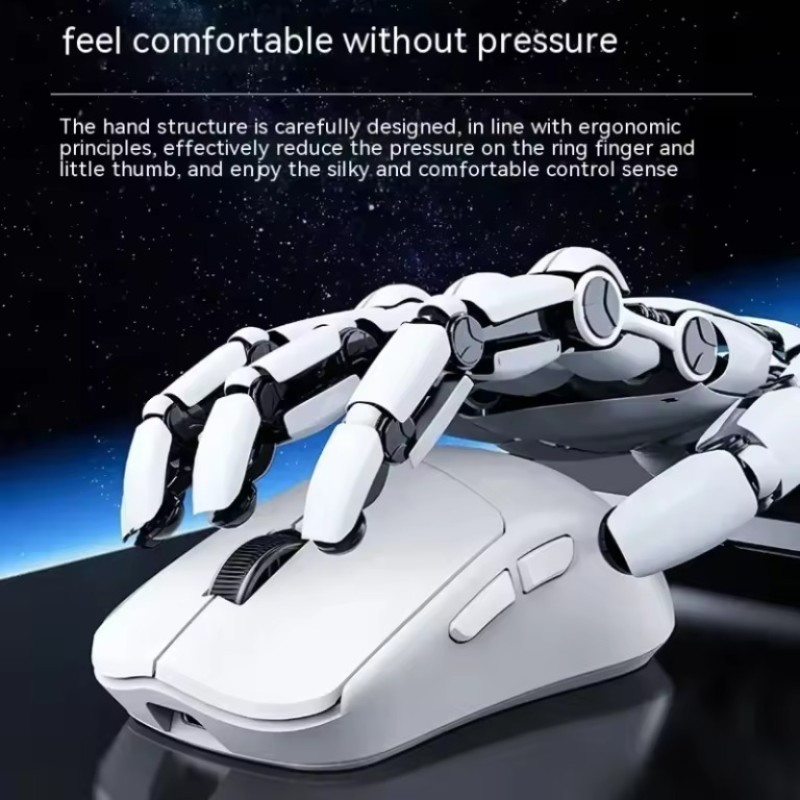 Xinmeng MS301 Lightweight Wireless Gaming Mouse – 4K Polling Rate, High Sensitivity, Tri-Mode, Black