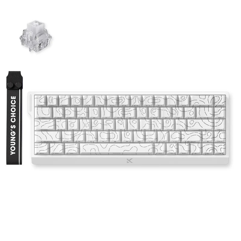 MCHOSE Jet 75 Hall Effect Magnetic Switch Gaming Keyboard | 75% Rapid Trigger | 8K Polling Rate | Esports Keyboard
