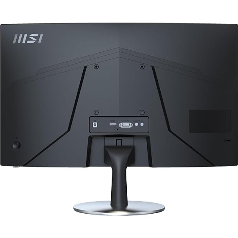 MSI PRO MP242C 23.6 Inch LCD Curved Business & Productivity Desktop Monitor - Full HD (1920 X 1080) VA Panel, 75 Hz Refresh Rate, Eye-Friendly Screen, Built-in Speakers, Anti-Glare Coating, Black