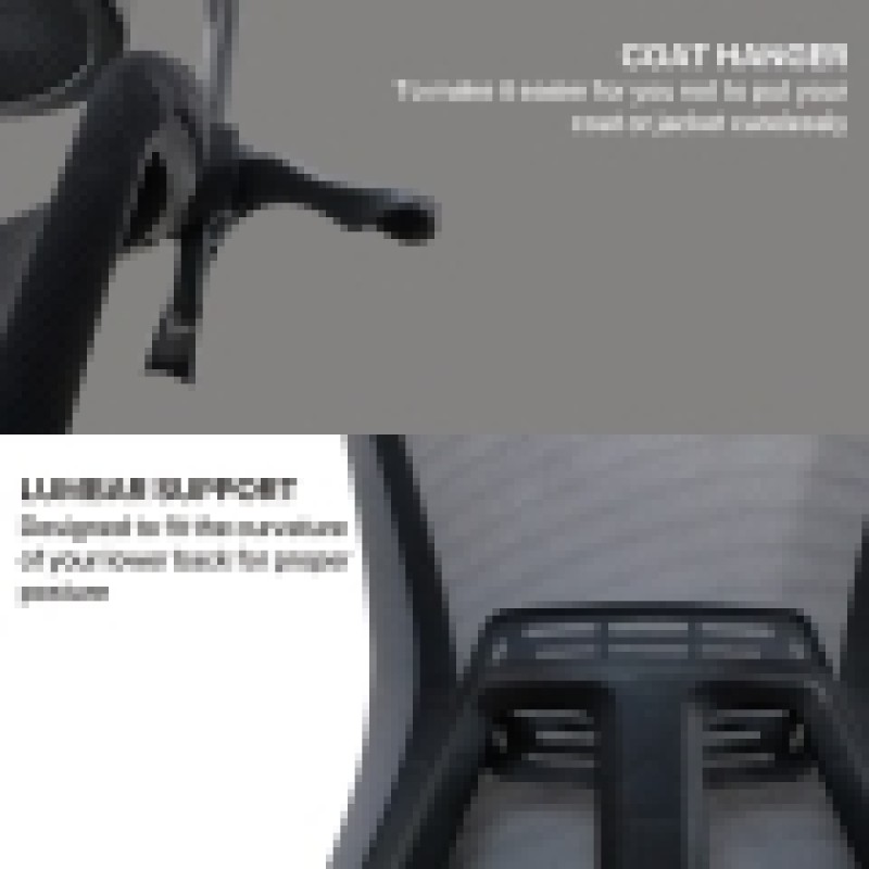 Fantech OCA258 Breathable And Ergonomic Office Chair - Mint / Grey