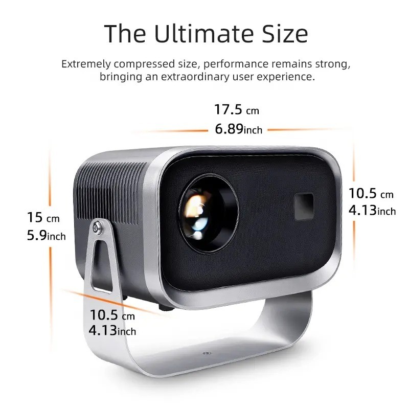 AUN A003Ultra Portable Projector – 720P LED, Android 11