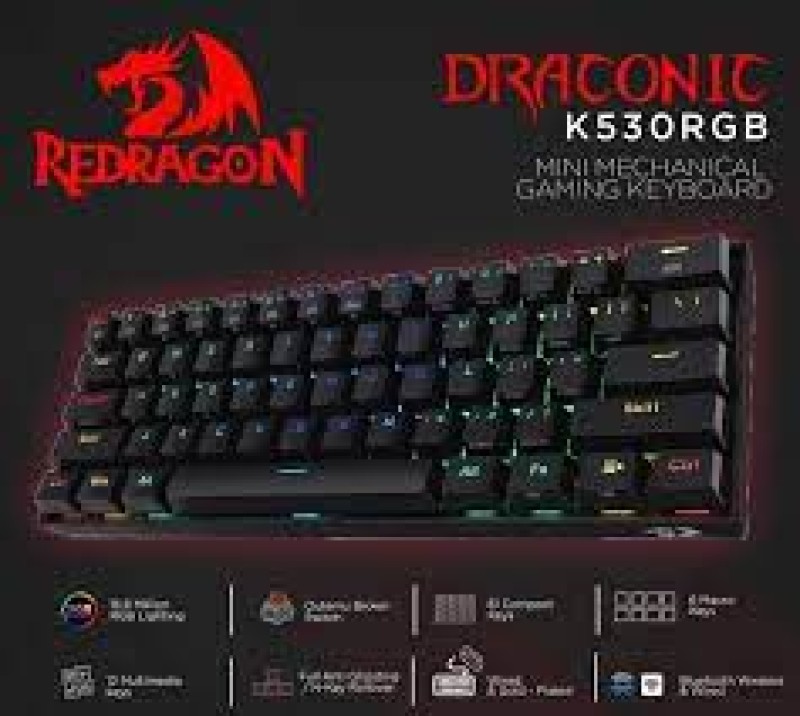 Redragon Deimos K599 2.4G+Wired Mechanical Keyboard