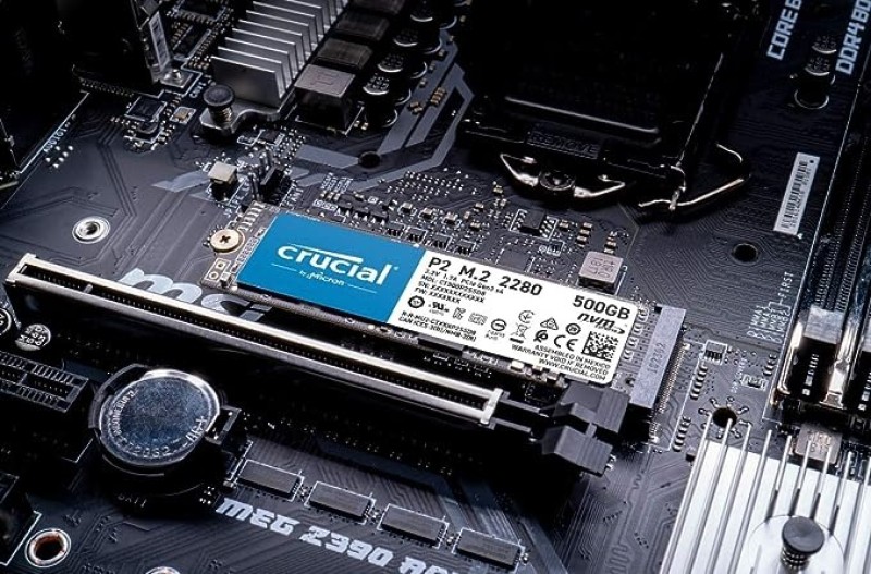 Crucial P2 250GB 3D NAND NVMe PCIe M.2 SSD Up To 2400MB/s - CT250P2SSD8