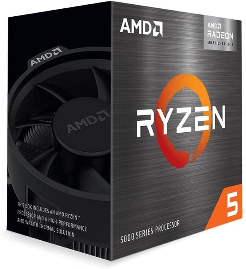 AMD Ryzen 5 5600G 6-Core 12-Thread Unlocked Desktop Processor With Radeon Graphics
