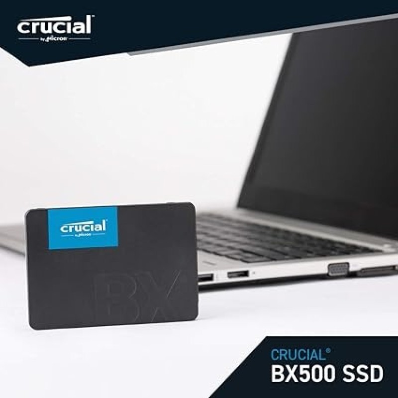 Crucial BX500 480GB 3D NAND SATA 2.5-Inch Internal SSD