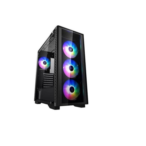 DEEPCOOL Matrexx 50 ADD-RGB 4F E-ATX Mid-Tower Gaming PC Case / 4x 120mm A-RGB Fans / Dual Tempered Glass