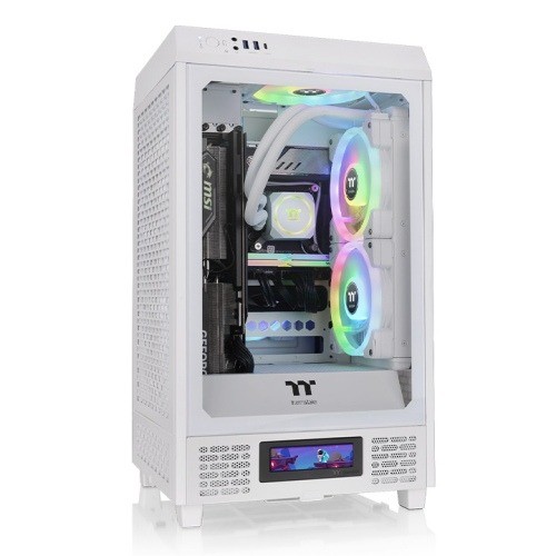 Thermaltake The Tower 200 Snow Mini-ITX Vertical Chassis (White)