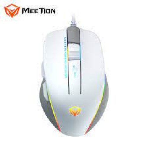 Meetion GM230 RGB Gaming Mouse - 12800 DPI - White