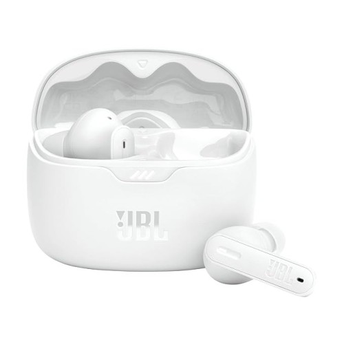 JBL Tune Beam In Ear Wireless TWS Earbuds With Mic, ANC Earbuds, Customized Extra Bass With Headphones App, 48 Hrs Battery, Quick Charge, 4-Mics, IP54, Ambient Aware & Talk-Thru, Bluetooth 5.3