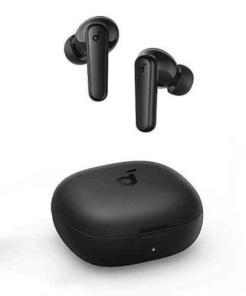 ANKER Soundcore R50i True Wireless In-Ear Earbuds, TWS With 30H+ Playtime, Clear Calls & High Bass, IPX5-Water Resistant, Soundcore Connect App With 22 Preset EQs, Quick Connectivity, Black /White