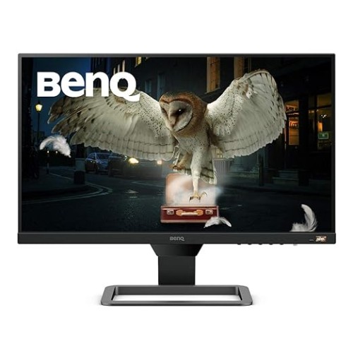 BenQ EW2480 24 Inch(60cm) Premium HDR IPS Full HD 3-Side Bezel-Less Monitor- Eye Care, Anti-Glare, Brightness Intelligence,Low Blue Light, Speakers,AMD Freesync,HDMIx3,VESA Wall Mountable,75Hz(Black)