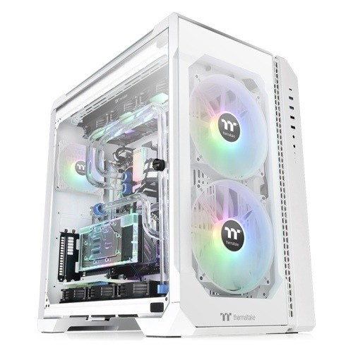 Thermaltake View 51 Tempered Glass Snow ARGB Edition Full Tower Chassis (White)