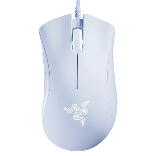 Razer DeathAdder Essential (2021) - Wired Gaming Mouse (Optical Sensor, 6400 DPI, 5 Programmable Buttons, Ergonomic Form Factor) White/Black