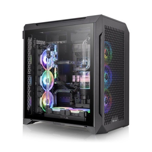 Thermaltake CTE C700 Air Mid Tower E-ATX Chassis – Black | Centralized Thermal Efficiency Design