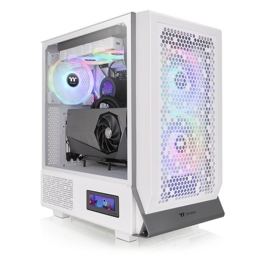 Thermaltake Ceres 300 TG ARGB Snow Mid-Tower Chassis (White)