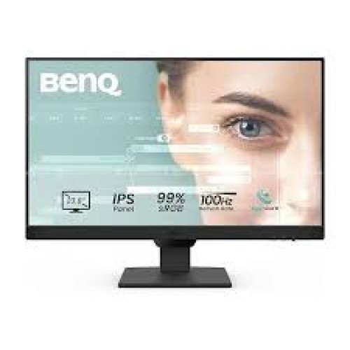 BenQ Gw2490 23.8" 1080P Fhd Ips Monitor|100Hz|99%Srgb|Vesa Mediasync|1300:1 Cr|Dual Hdmi|Dp Port|Speakers|Eye-Careu|Bezel-Less|Eyesafe|B.I.Gen2|Low Blue Light+|Vesa Wall Mountable (Black),23.8 Inches