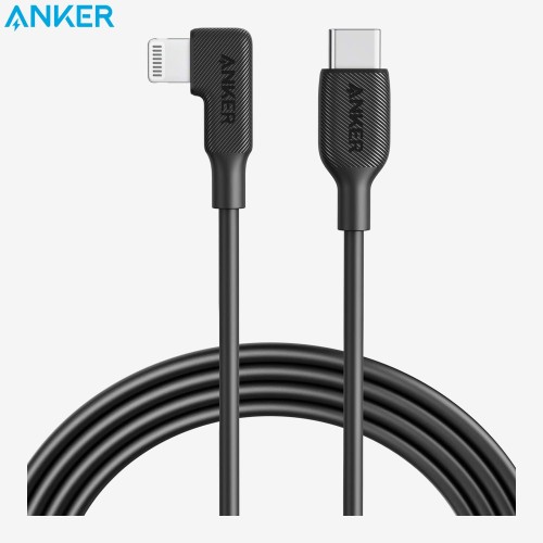 Anker USB-C To 90 Degree Lightning Cable (6 Ft) MFi Certified