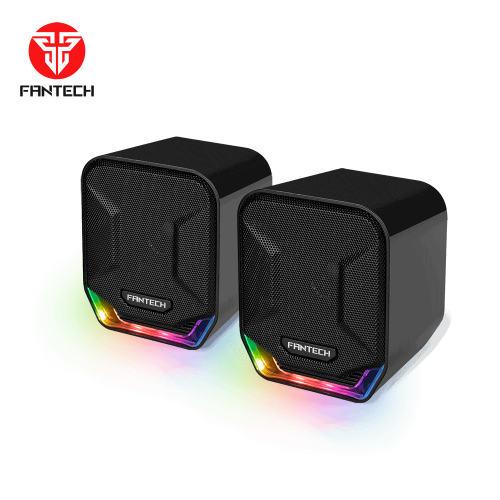 FANTECH GS-202 RGB Gaming Speaker (Black,Pink)