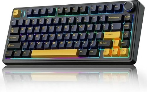 AULA F75 Thunder Black – Wireless Mechanical Keyboard