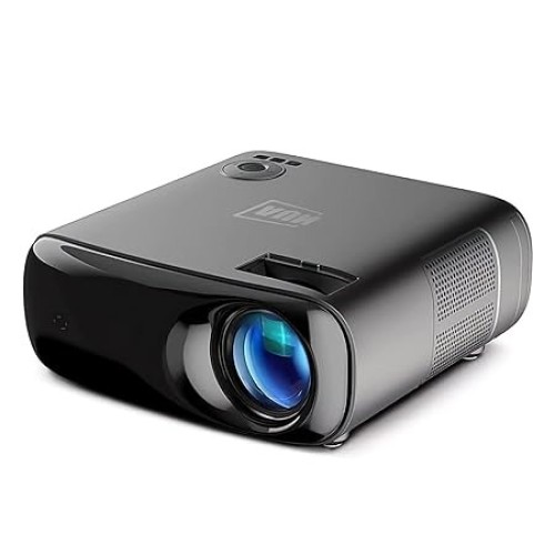 Aun Akey9s Full Hd 1080p Projector A Native 1920×1080 Pixel Resolution 8,200 Lumens || Akey9s Pro Projector With USB, Av Etc Connectivity For Home/Office/School Use (Black)