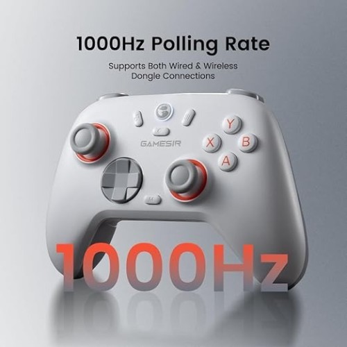 GameSir Nova Wireless PC Controller With Hall Effect Joysticks (White)