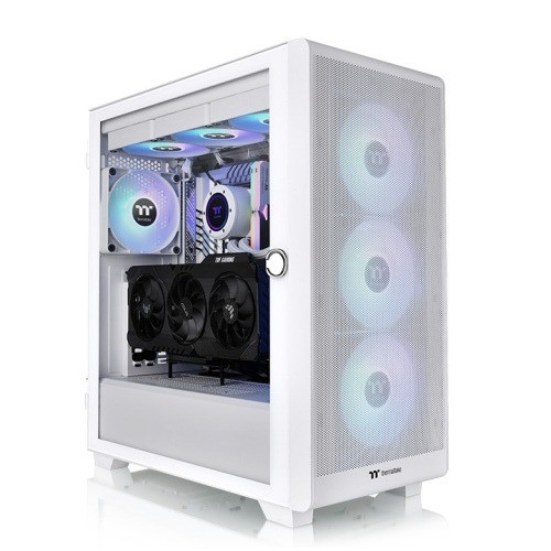 Thermaltake S250 TG ARGB Snow Mid Tower ATX Chassis