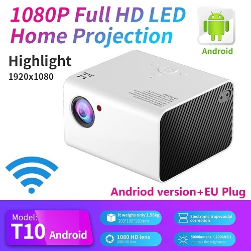 T10 Android LED Full HD 1080p Projector