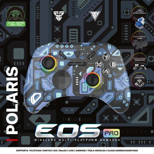 WGP15 EOS Pro Wireless Multi-Platform Gaming Controller – Polaris (BT 5.0, 18H Battery)