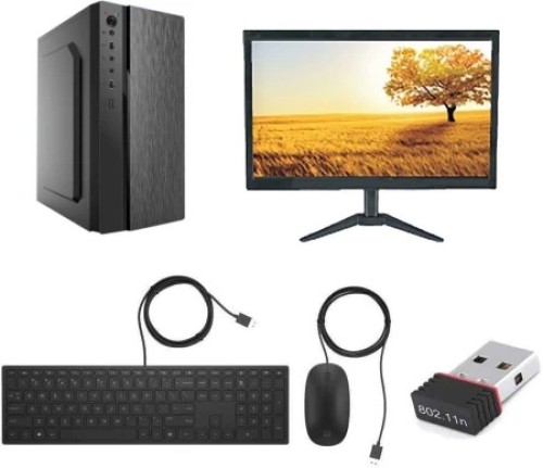 Budget-Friendly Intel Core I5 PC Bundle With SSD, GT610 Graphics, And 19" LED Monitor