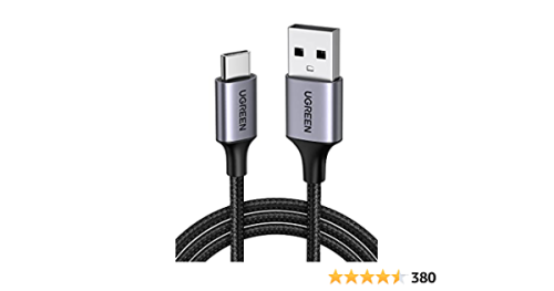 UGREEN USB 2.0 A To USB-C Cable Aluminum Braid (1Mtr)